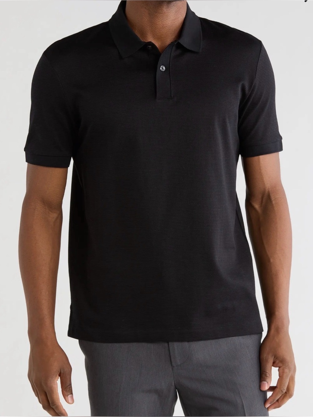 NWOT BOSS Men’s Parlay Cotton Polo SHIRT Size Large